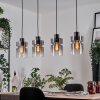 Hasvik Hanglamp, Hanglamp Duidelijk, Rookkleurig, 4-lichts