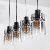 Hasvik Hanglamp, Hanglamp Duidelijk, Rookkleurig, 4-lichts