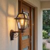 Fornelos Buitenlicht, Wandlamp voor buiten, Wandlamp Zwart, 1-licht, Bewegingsmelder