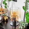 Hasvik Bureaulamp, Tafellamp, Leeslamp Chroom, Zwart, 1-licht
