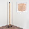 Cavaca Staande lamp Natuurlijke kleuren, Zwart, 1-licht
