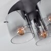 Vireda Plafondlamp Antraciet, 3-lichts