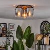 Vireda Plafondlamp Antraciet, 3-lichts