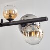 Chehalis Hanglamp, Kogellampje, Hanglamp Amber, Duidelijk, Rookkleurig, 8-lichts