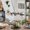 Chehalis Hanglamp, Kogellampje, Hanglamp Amber, Duidelijk, Rookkleurig, 8-lichts
