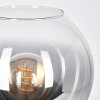 Koyoto Kogellampje, Bureaulamp, Tafellamp Duidelijk, Rookkleurig, 1-licht