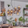 Gastor Hanglamp, Kogellampje, Hanglamp Duidelijk, Rookkleurig, 10-lichts