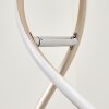 Henrichemont Staande lamp LED Chroom, Nikkel mat, 1-licht