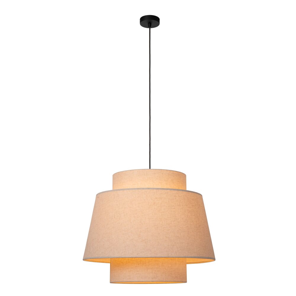 Lucide TRIBUTE Hanglamp Zwart, 1-licht main product photo