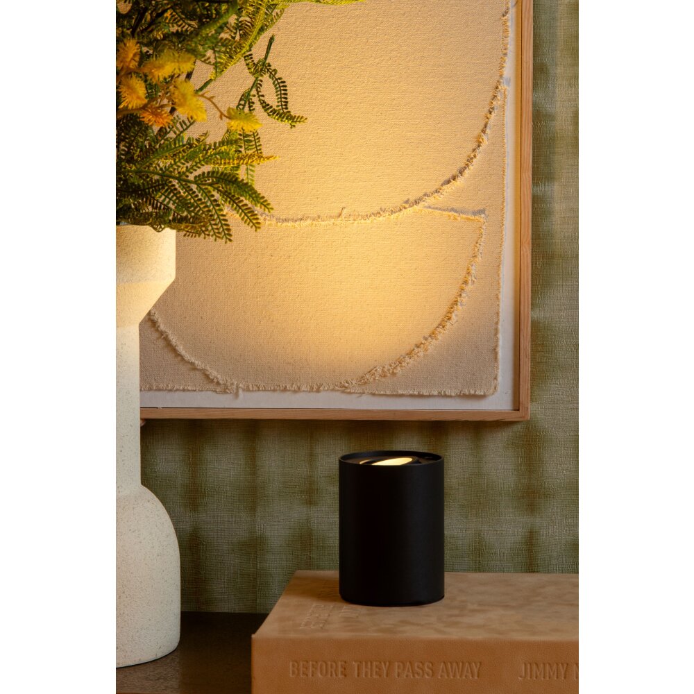 Lucide TUBE Tafellamp LED Zwart, 1-licht main product photo