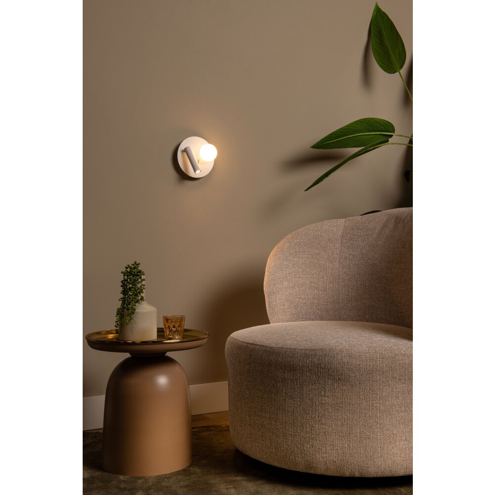 Lucide MATIZ Wandlamp LED Wit, 1-licht main product photo