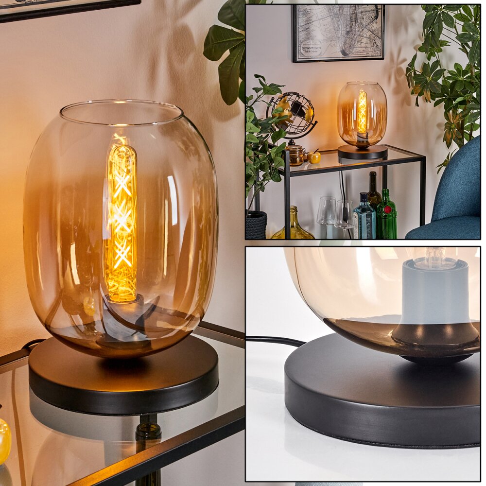 Apedo Tafellamp Amber, Duidelijk, 1-licht main product photo