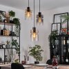 Hasvik Hanglamp, Hanglamp Chroom, Zwart, 3-lichts