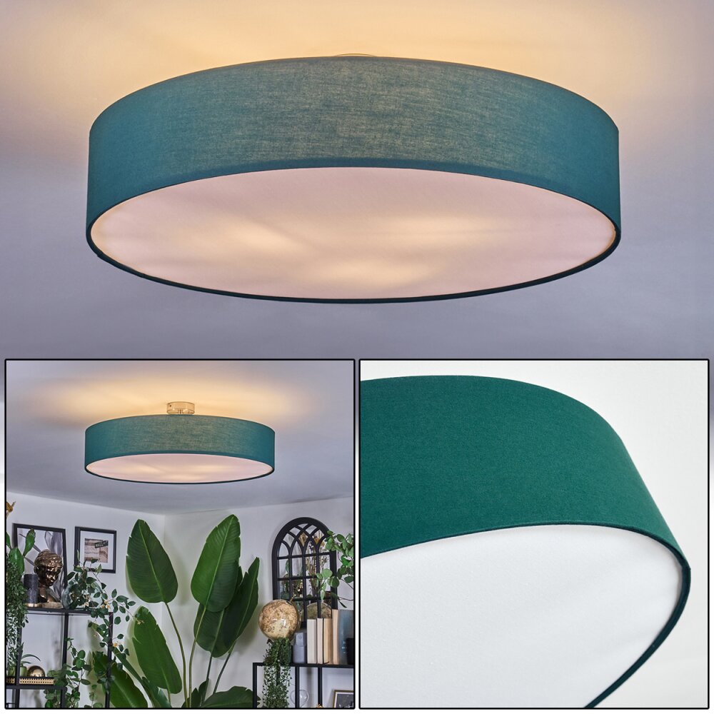 Foggia Plafondlamp Nikkel mat, 3-lichts main product photo