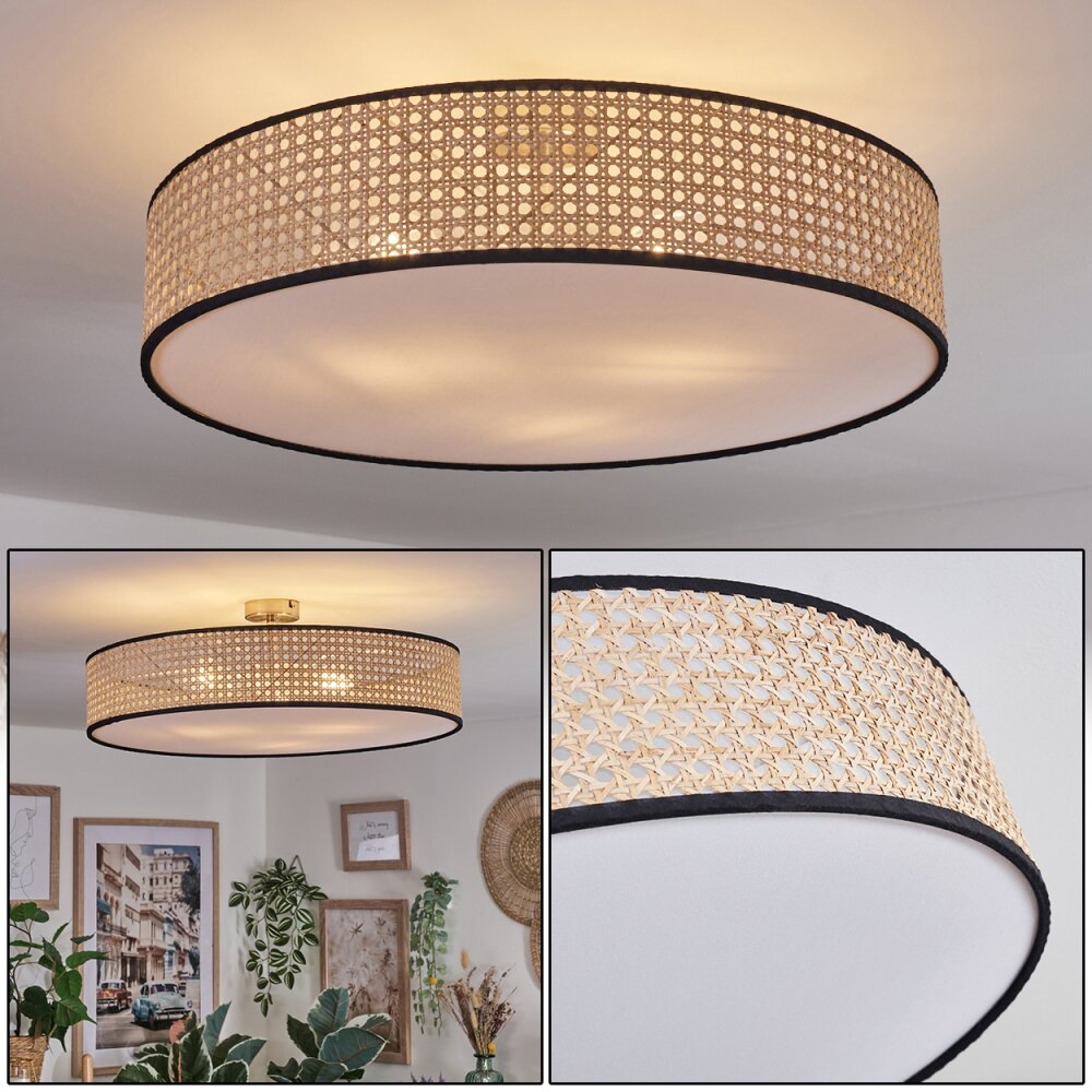 Foggia Plafondlamp Nikkel mat, 3-lichts main product photo