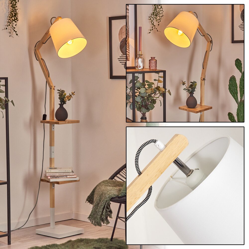 Tukchor Staande lamp Natuurlijke kleuren, Wit, 1-licht main product photo