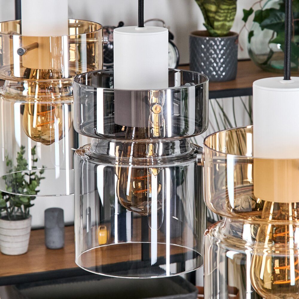 Hasvik Hanglamp, Hanglamp Wit, 3-lichts