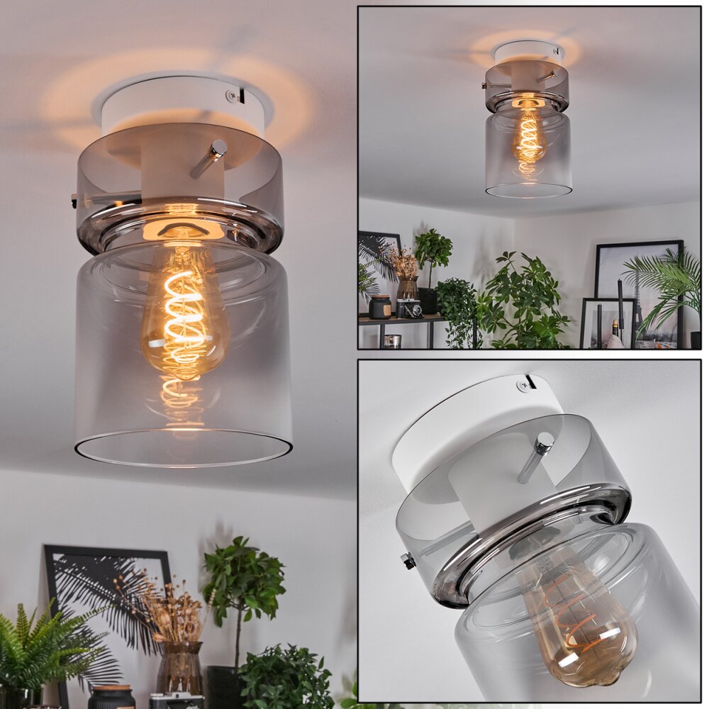 Hasvik Plafondlamp, Plafondspot Wit, 1-licht main product photo