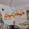 Gastor Hanglamp, Kogellampje, Hanglamp Amber, 10-lichts