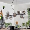 Gastor Hanglamp, Kogellampje, Hanglamp Chroom, Duidelijk, Rookkleurig, 10-lichts