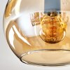 Koyoto Plafondlamp, Kogellampje Amber, 3-lichts