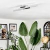 Arlan Plafondlamp LED Chroom, 2-lichts