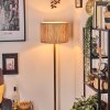 Bongal Staande lamp Natuurlijke kleuren, Zwart, 1-licht