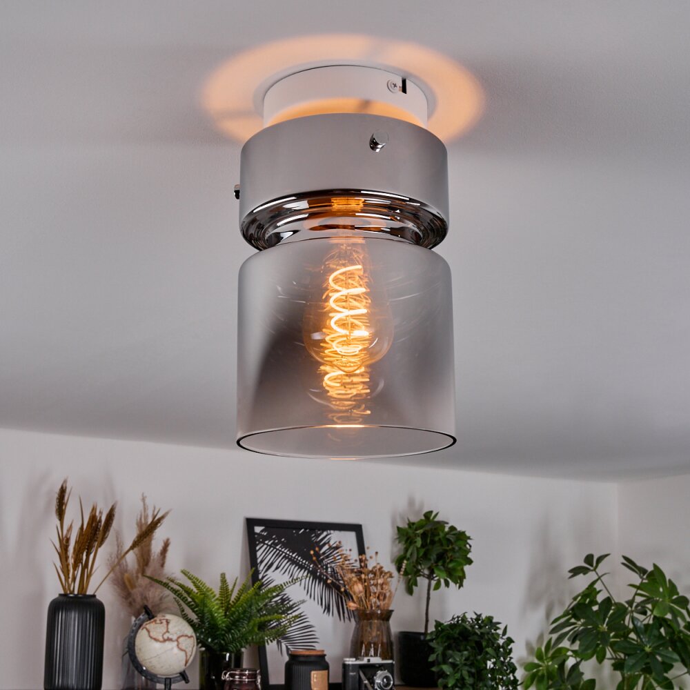 Hasvik Plafondlamp, Plafondspot Wit, 1-licht