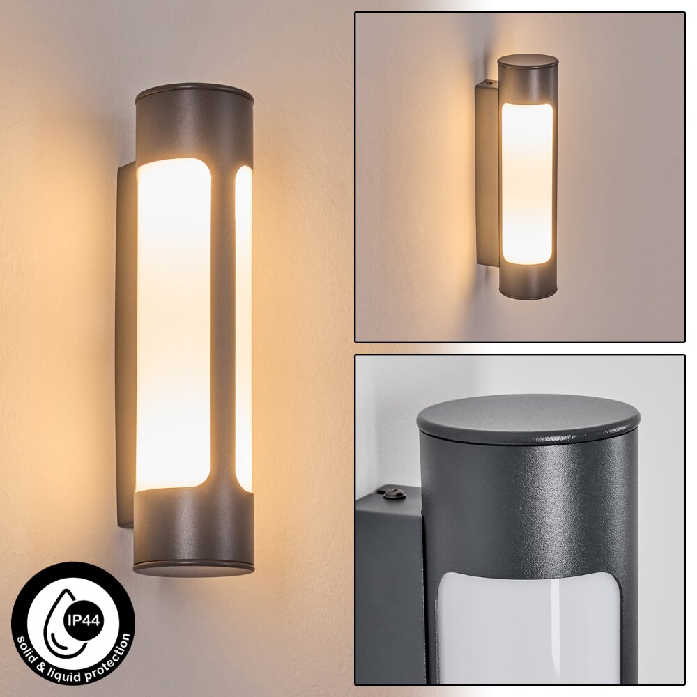 Biran Wandlamp voor buiten, Wandlamp LED Antraciet, 1-licht main product photo