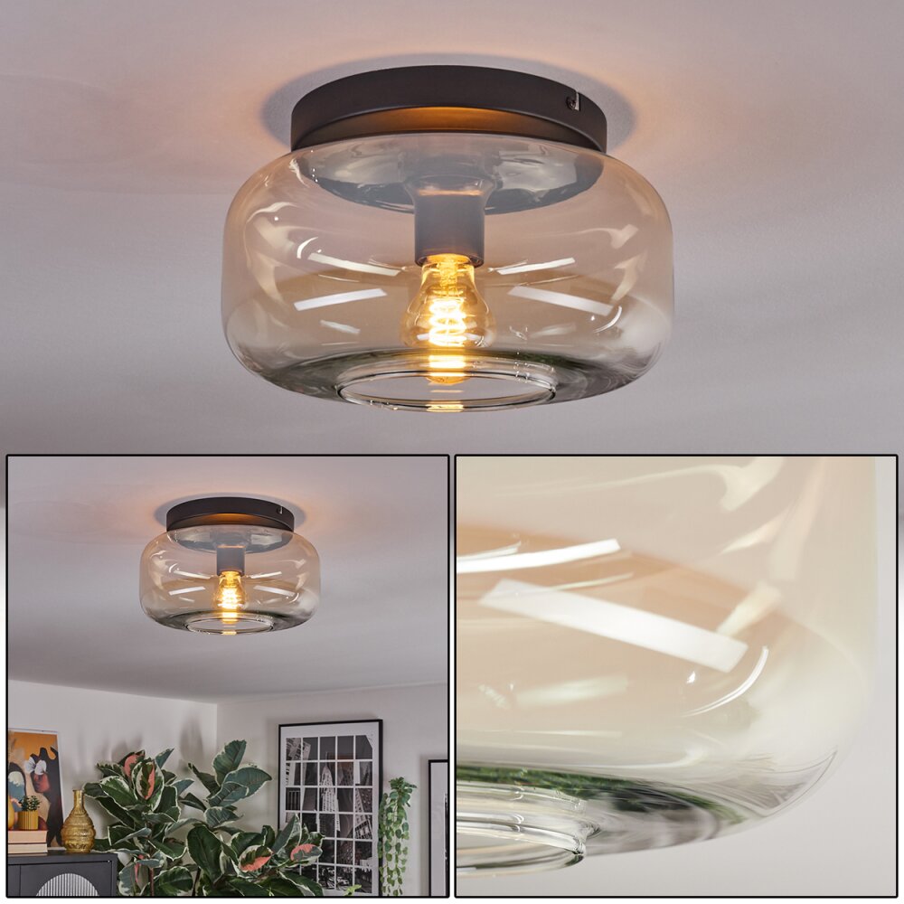 Boza Plafondlamp, Kogellampje Amber, Duidelijk, 1-licht main product photo