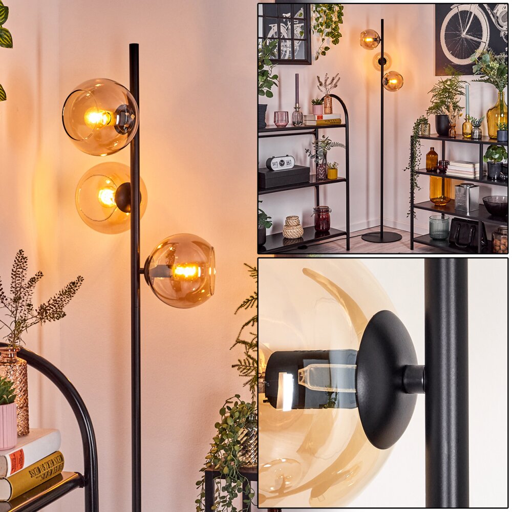 Koyoto Staande lamp Amber, 3-lichts main product photo