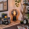 Koyoto Kogellampje, Bureaulamp, Tafellamp 20 cm Chroom, Rookkleurig, 1-licht