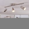 Crina Plafondlamp, Plafondspot Chroom, Nikkel mat, 3-lichts