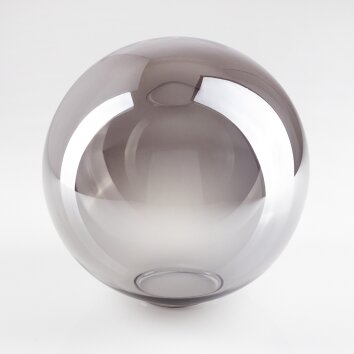 Lampenkap van glas  Gastor Reserve glas, reserveonderdeel 15 cm Rookkleurig