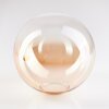 Glazen lampenkap  Gastor Reserve glas, reserveonderdeel 15 cm Amber, Duidelijk
