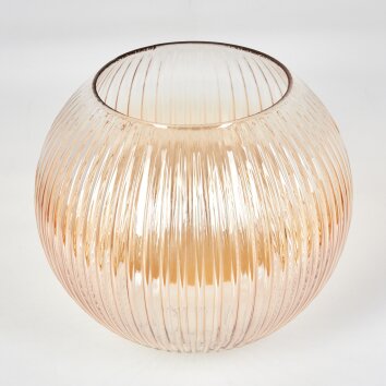 Glazen lampenkap  Koyoto Reserve glas 25 cm Amber, Duidelijk