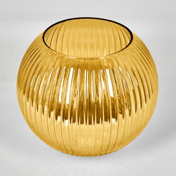 Glazen lampenkap  Koyoto Reserve glas, reserveonderdeel 25 cm Goud