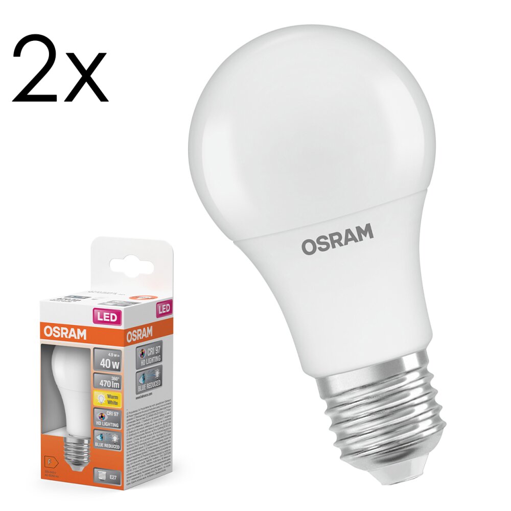 Osram E27 LED 4.9 Watt 470 Lumen main product photo