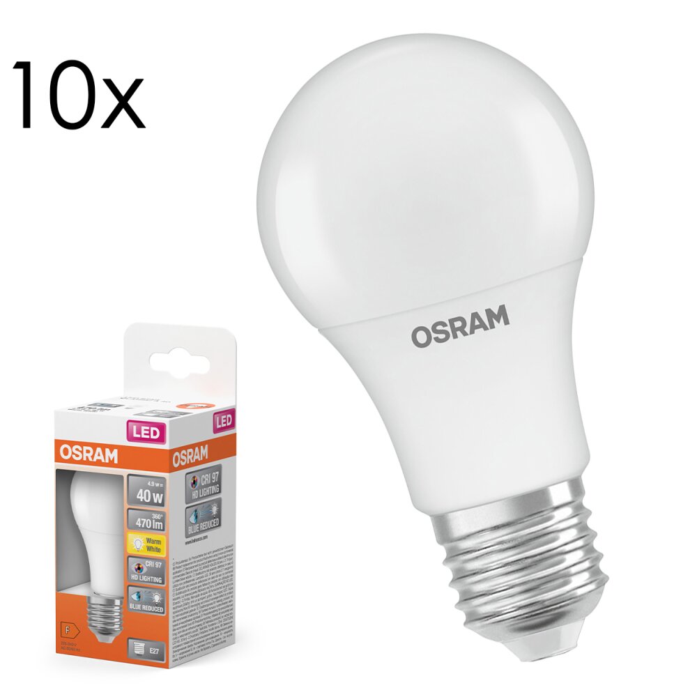 Osram E27 LED 4.9 Watt 470 Lumen main product photo
