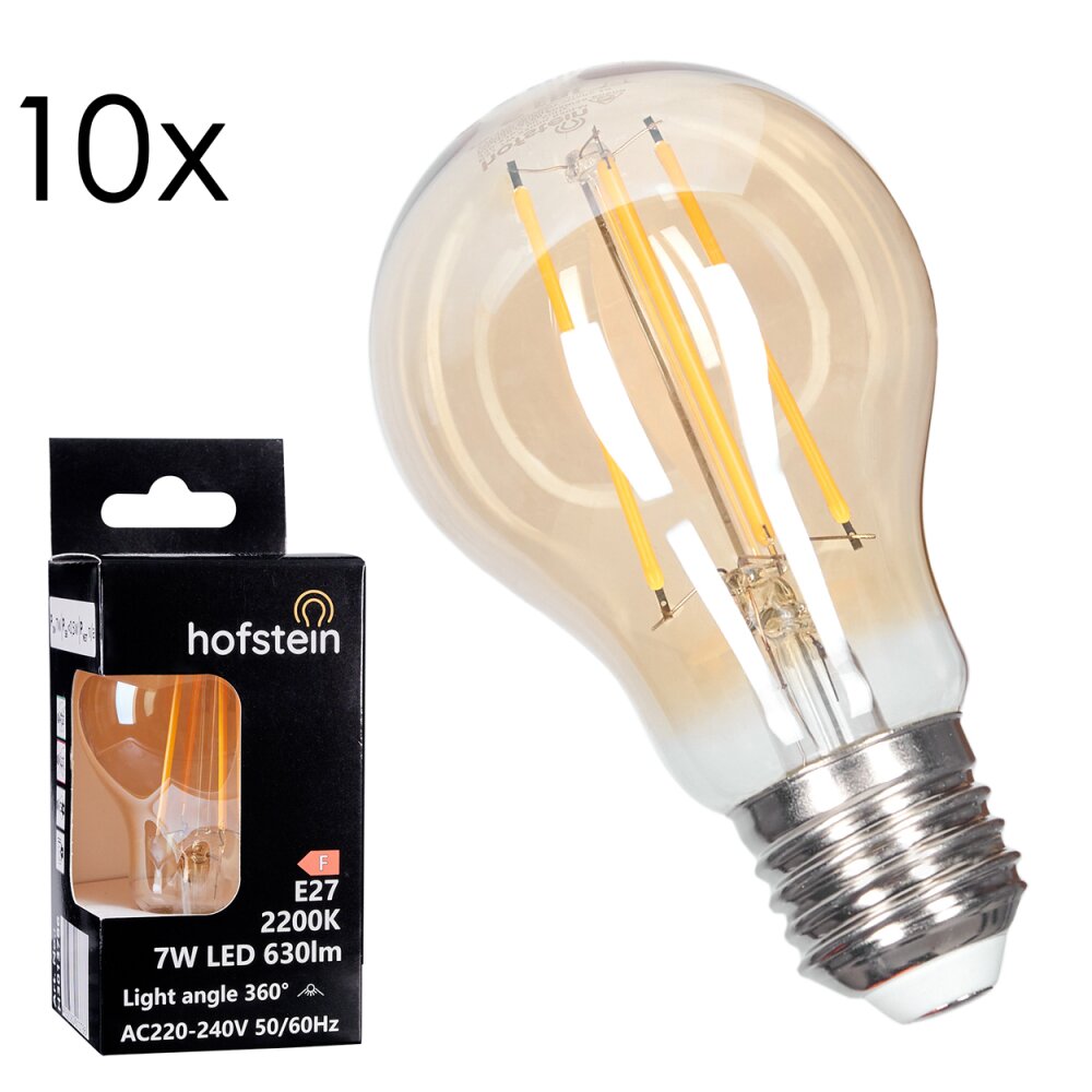 E27 LED 6 Watt warm wit 630 Lumen main product photo