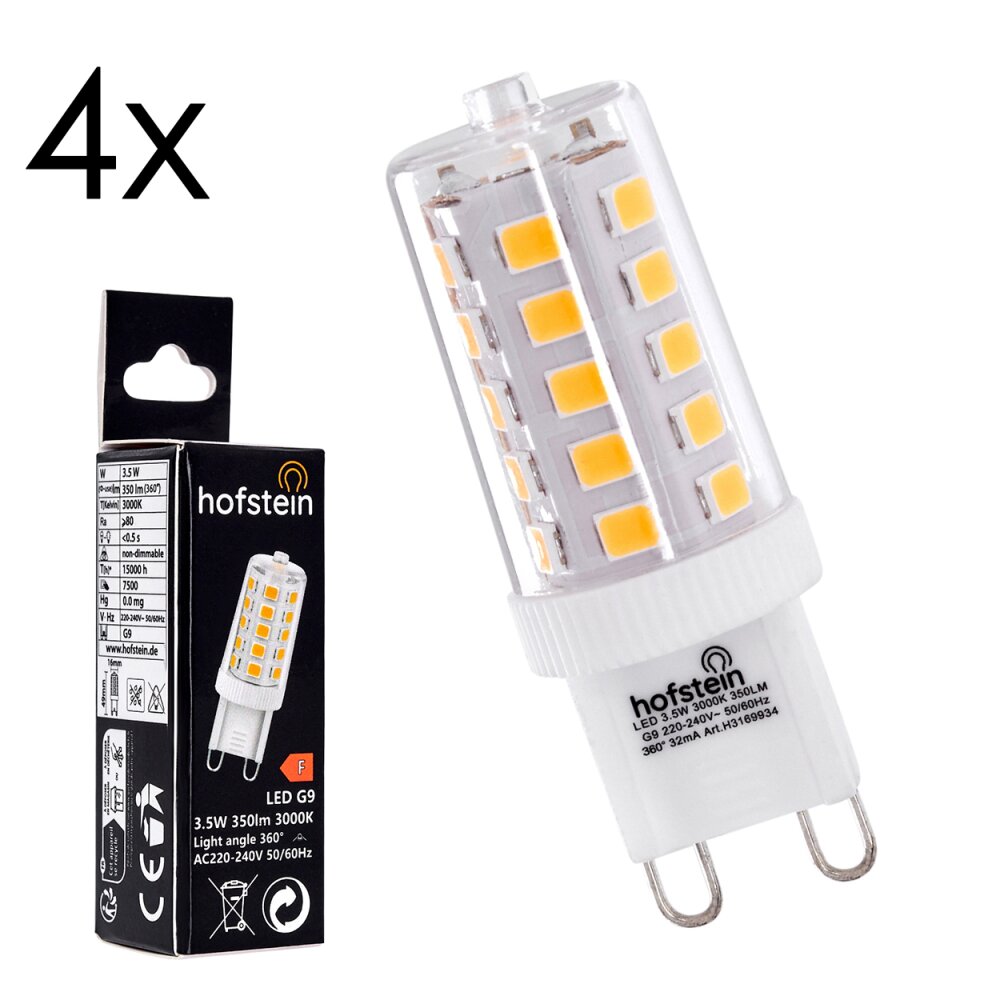 G9 LED 3 Watt warm wit 330 Lumen main product photo