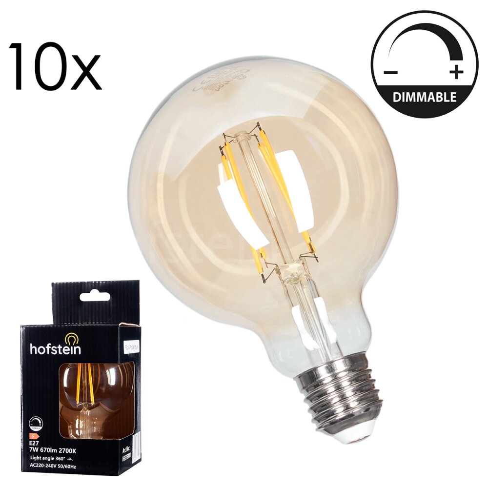 E27 LED 7 Watt warm wit dimbaar 670 Lumen main product photo