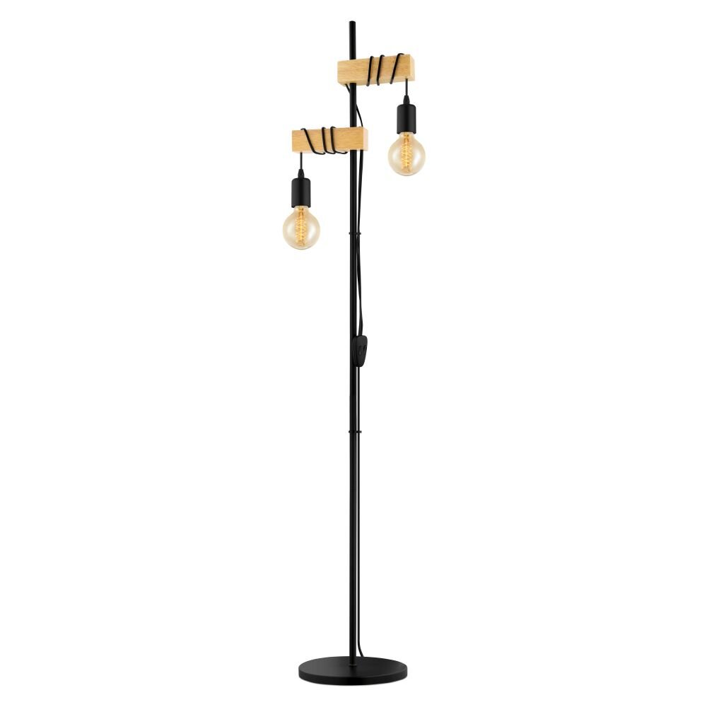 Eglo verlichting TOWNSHEND Vloerlicht Bruin, Zwart, 2-lichts main product photo