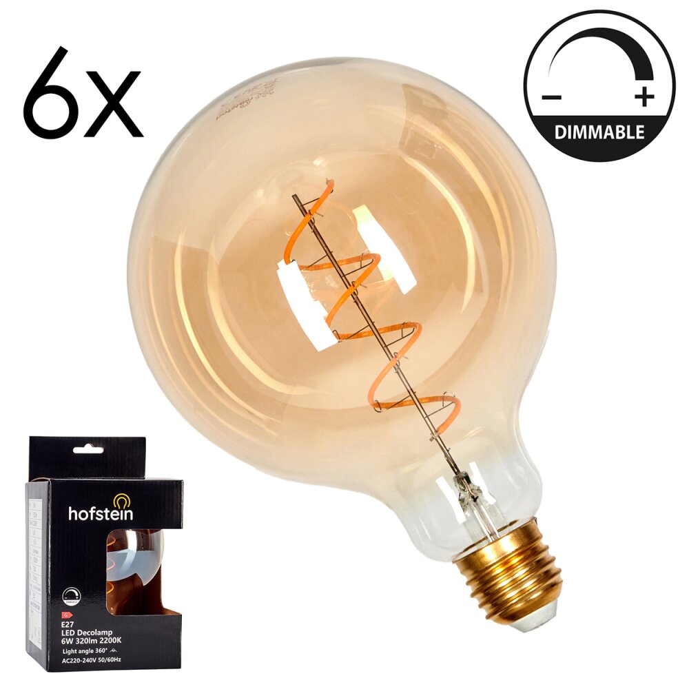 E27 LED 6 Watt warm wit dimbaar 320 Lumen main product photo