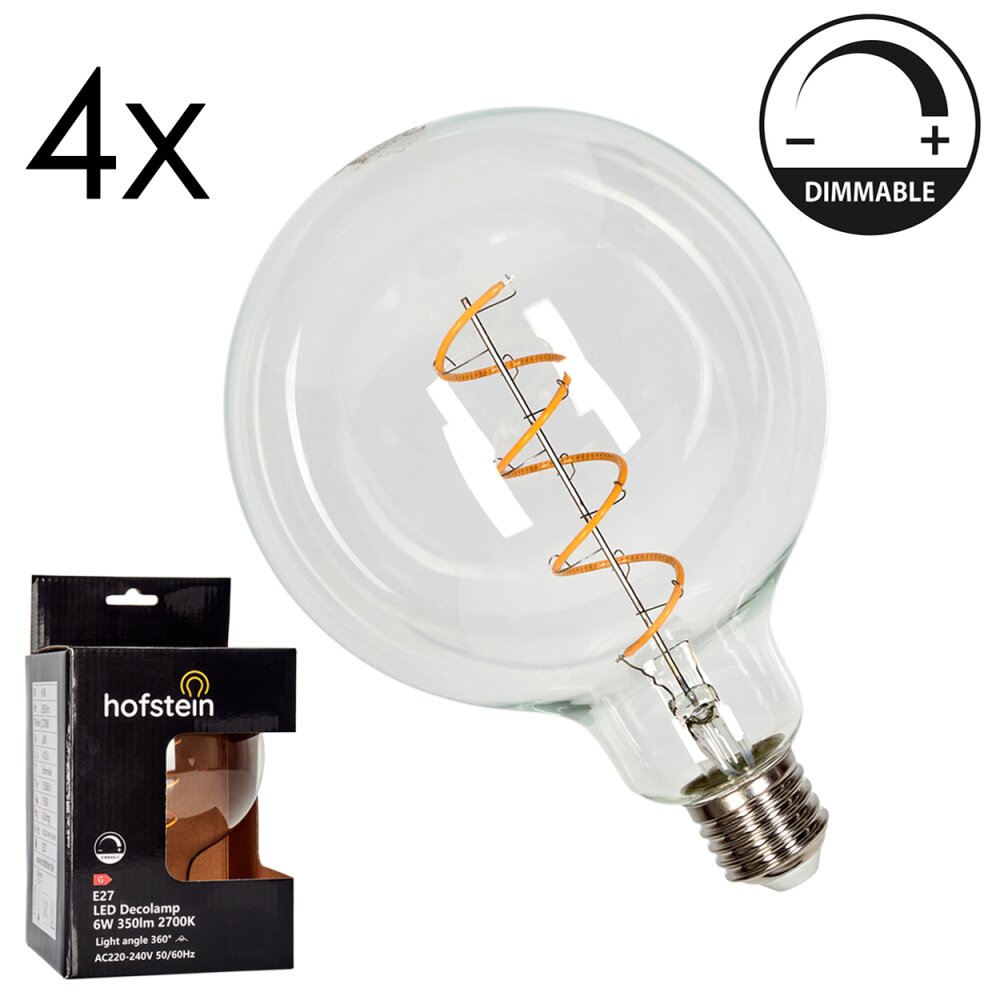 E27 LED 6 Watt warm wit dimbaar 350 Lumen main product photo