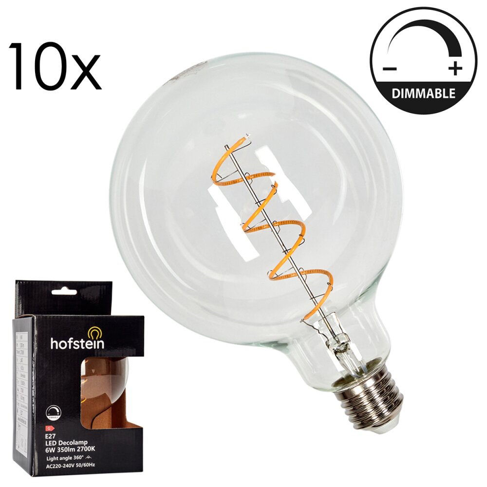 E27 LED 6 Watt warm wit dimbaar 350 Lumen main product photo