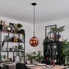 Gastor Hanglamp, Kogellampje, Hanglamp Koperkleurig, 1-licht