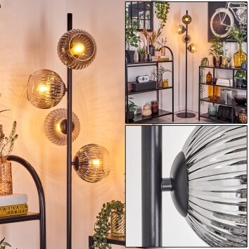 Koyoto Staande lamp 31 cm Duidelijk, Rookkleurig, 4-lichts Koyoto Staande lamp 31 cm Duidelijk, Rookkleurig, 4-lichts
