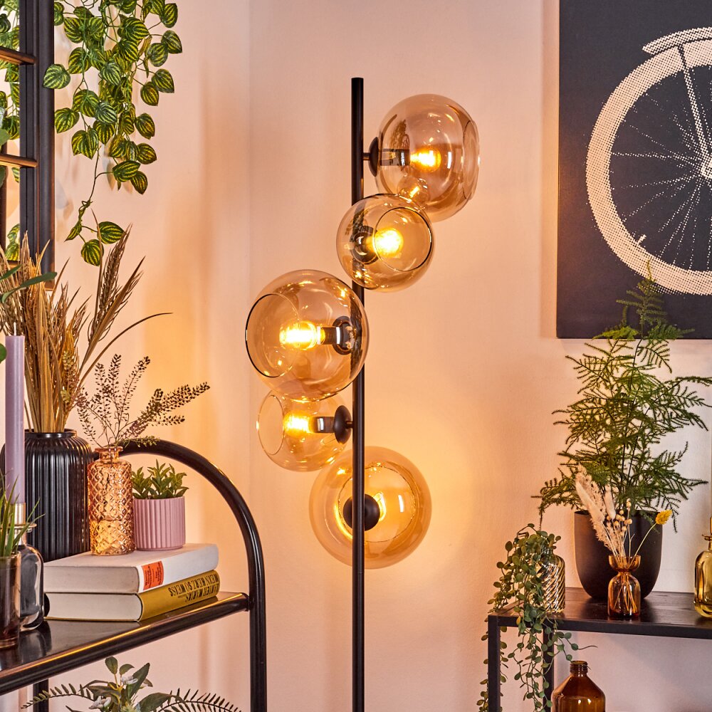 Dagan Staande lamp Amber, 5-lichts