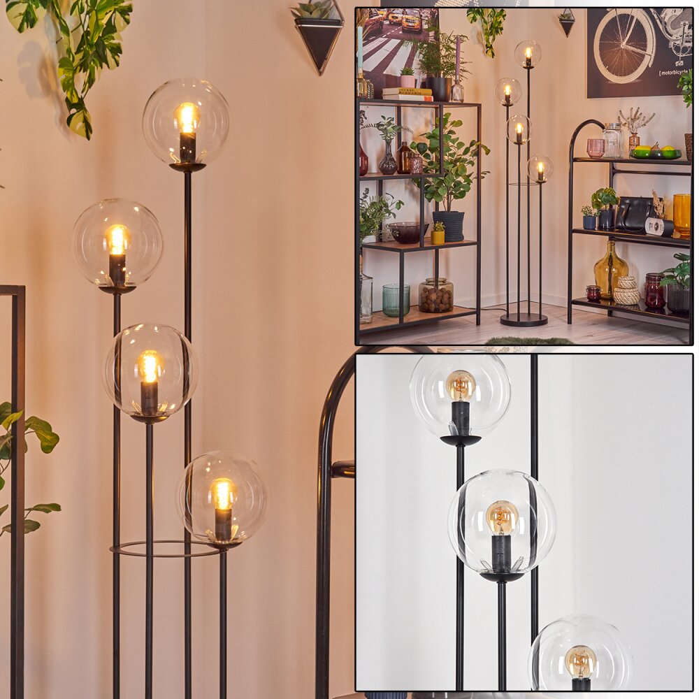 Gastor Staande lamp 30 cm Duidelijk, 4-lichts main product photo